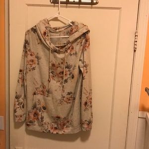 Gray floral hoodie 😍...Final call!